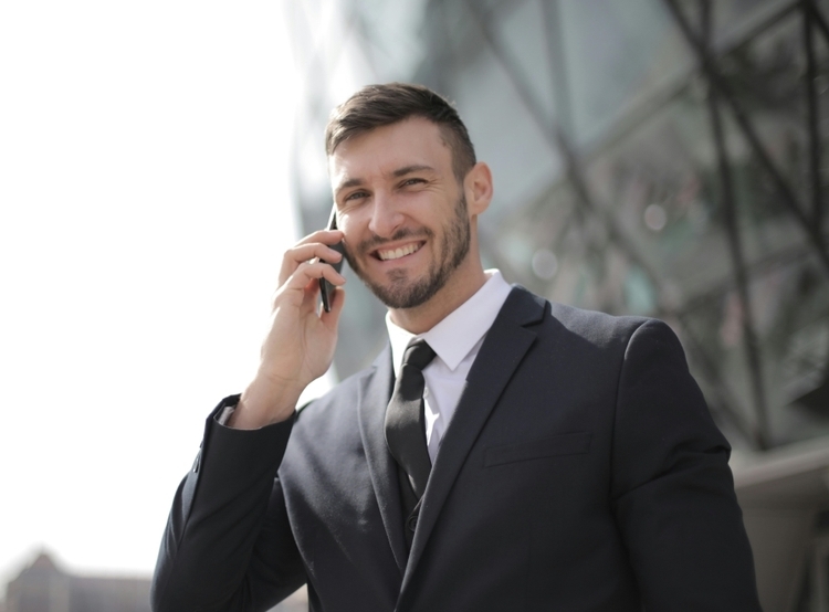 Man on the phone